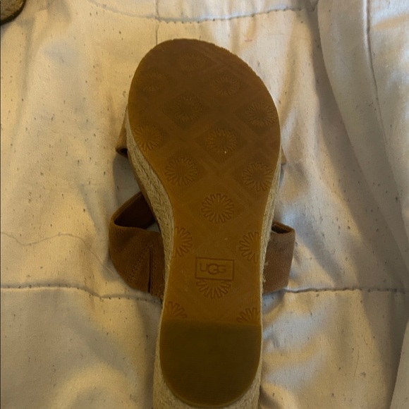 UGG Women's Brown Knotted Sandals - Picture 3 of 4